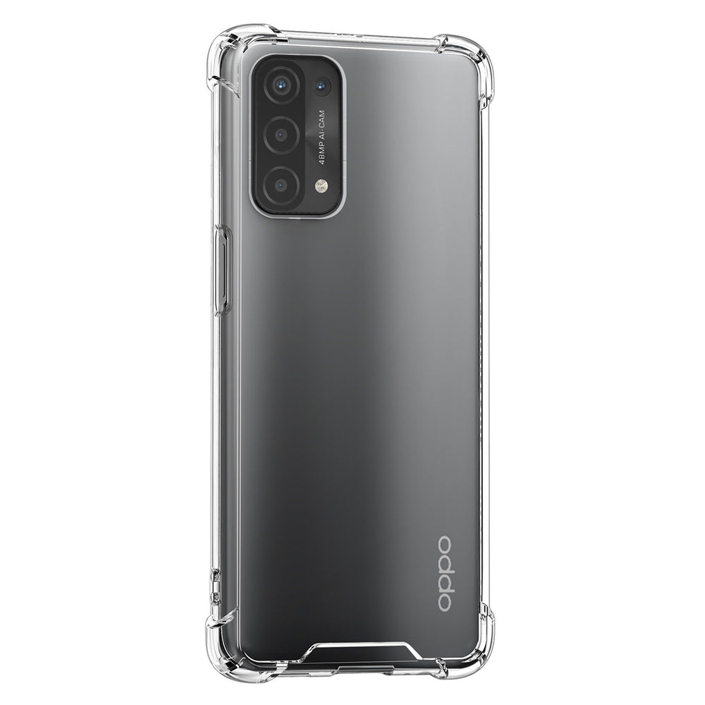 Transparant hoesje voor Oppo A54 5G & Oppo A74 5G - TPU Backcover - Antishock-Hoesjes-Ilumina Benelux