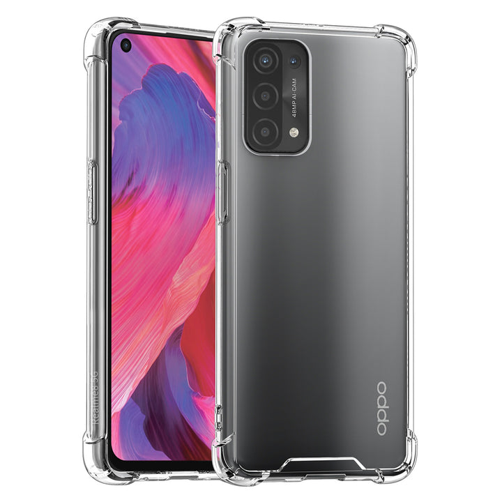 Transparant hoesje voor Oppo A54 5G & Oppo A74 5G - TPU Backcover - Antishock-Hoesjes-Ilumina Benelux