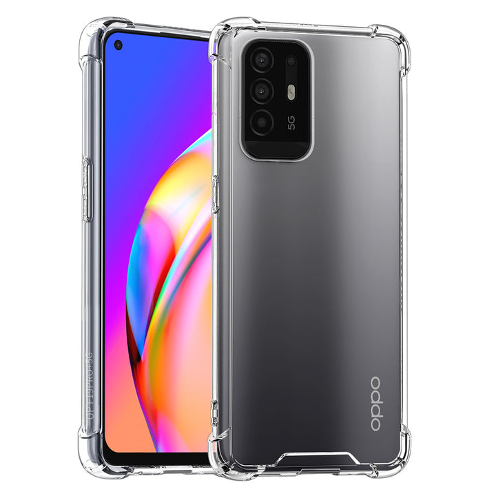 Transparant hoesje voor Oppo A74 5G & Oppo A54 5G - TPU Backcover - Antishock-Hoesjes-Ilumina Benelux