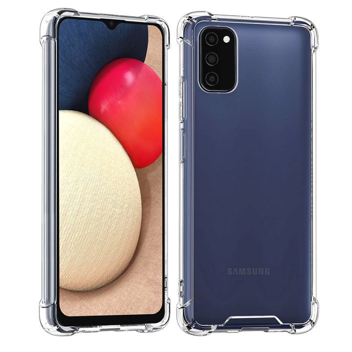 Transparant hoesje voor Samsung Galaxy A03s - TPU Backcover - Antishock-Hoesjes-Ilumina Benelux