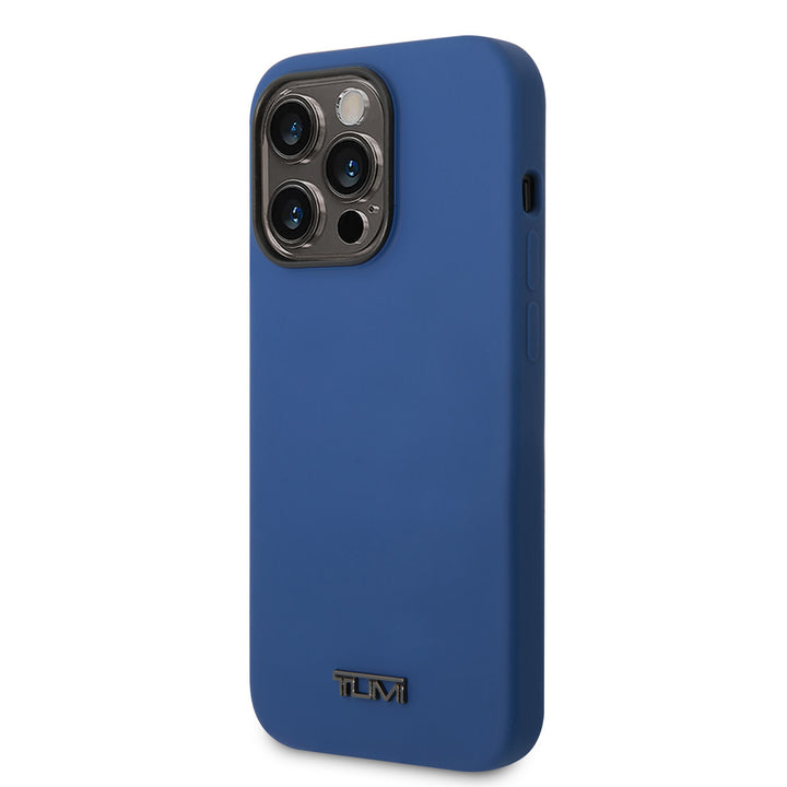 Tumi iPhone 14 Pro Backcover hoesje - Liquid Silicone - Blauw-Hoesjes-Ilumina Benelux