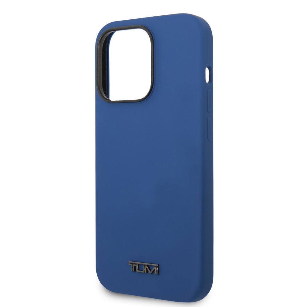 Tumi iPhone 14 Pro Backcover hoesje - Liquid Silicone - Blauw-Hoesjes-Ilumina Benelux