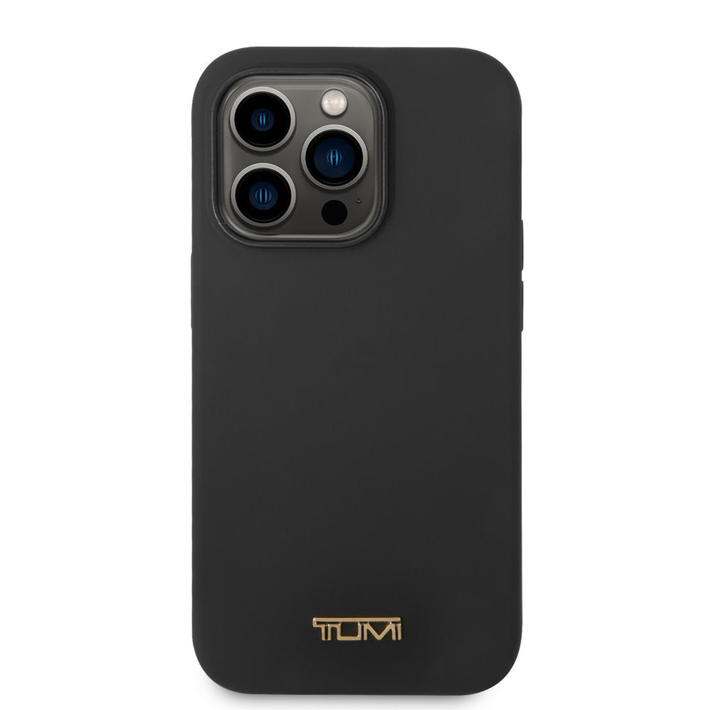 Tumi iPhone 14 Pro Backcover hoesje - Liquid Silicone - Women Collection - Zwart-Hoesjes-Ilumina Benelux