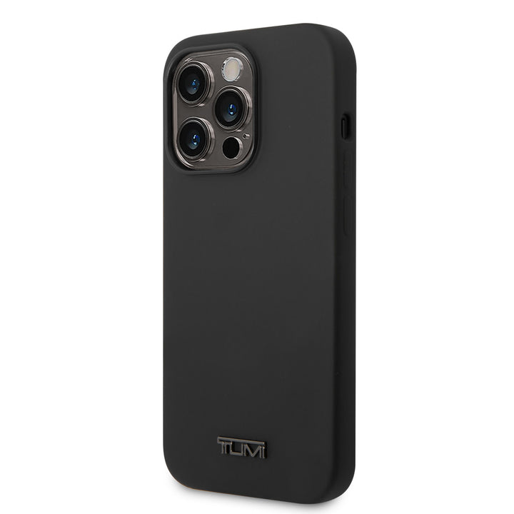 Tumi iPhone 14 Pro Backcover hoesje - Liquid Silicone - Zwart-Hoesjes-Ilumina Benelux