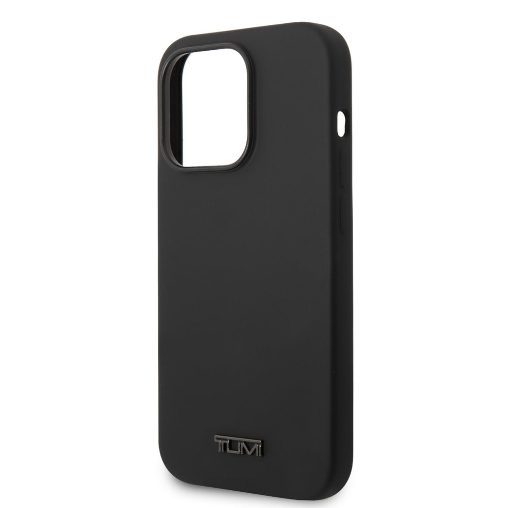 Tumi iPhone 14 Pro Backcover hoesje - Magsafe - Liquid Silicone - Zwart-Hoesjes-Ilumina Benelux