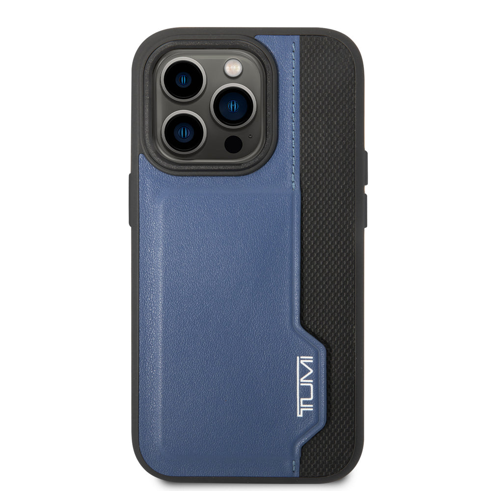 Tumi iPhone 14 Pro Max Backcover hoesje - Blauw-Hoesjes-Ilumina Benelux