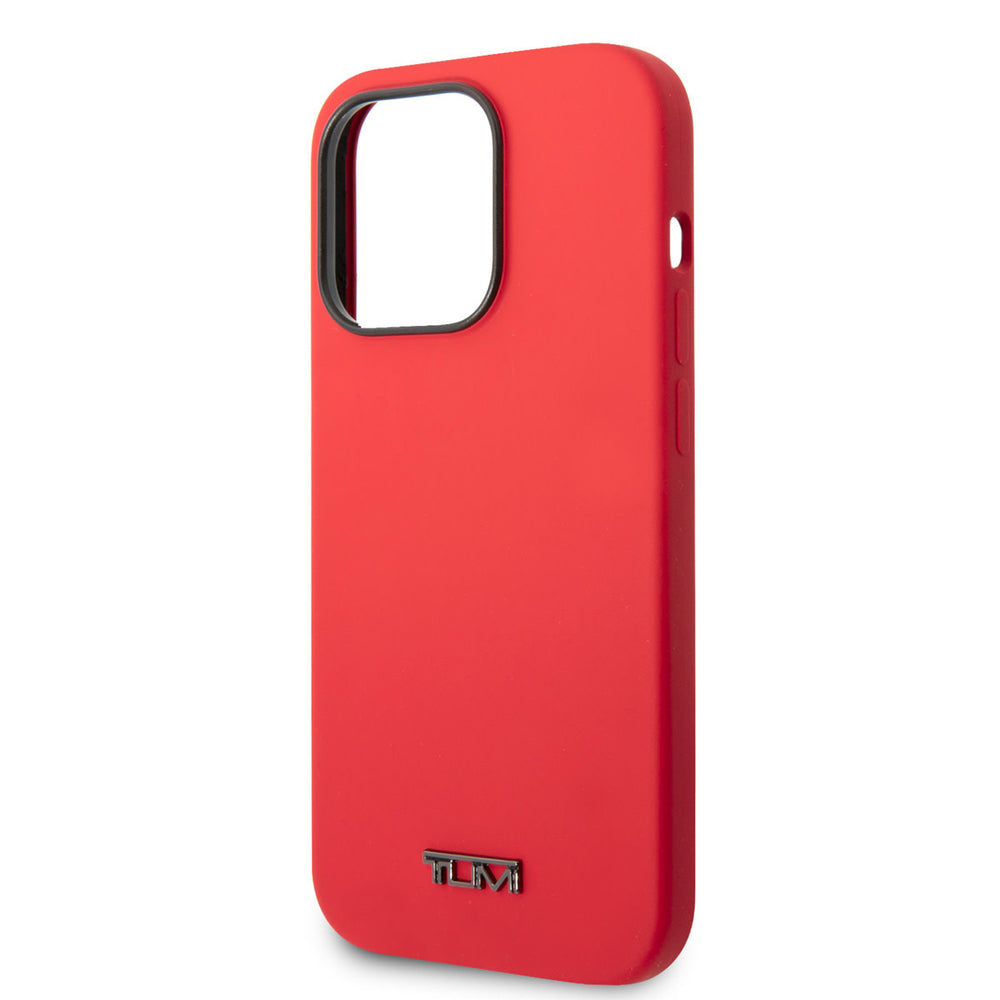 Tumi iPhone 14 Pro Max Backcover hoesje - Liquid Silicone - Rood-Hoesjes-Ilumina Benelux