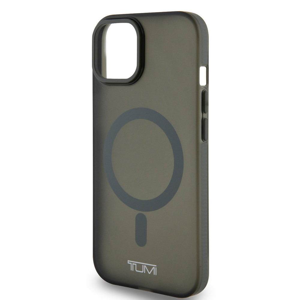 Tumi iPhone 15 Backcover hoesje Frosted magsafe transparent - Olijfgroen-Hoesjes-Ilumina Benelux