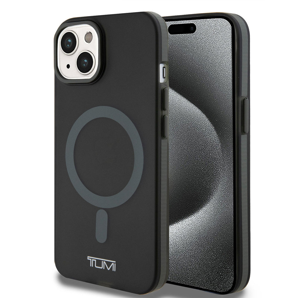 Tumi iPhone 15 Backcover hoesje Frosted magsafe transparent - Olijfgroen-Hoesjes-Ilumina Benelux