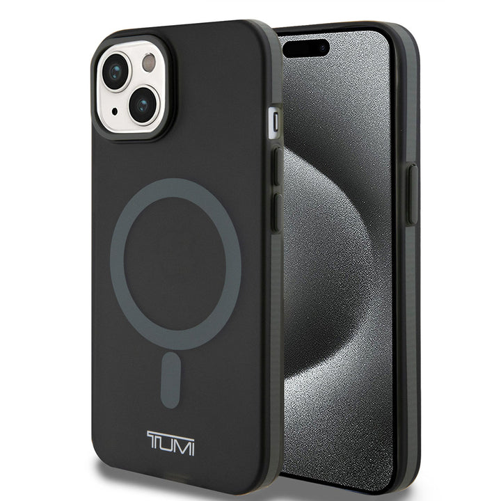 Tumi iPhone 15 Backcover hoesje Frosted magsafe transparent - Olijfgroen-Hoesjes-Ilumina Benelux