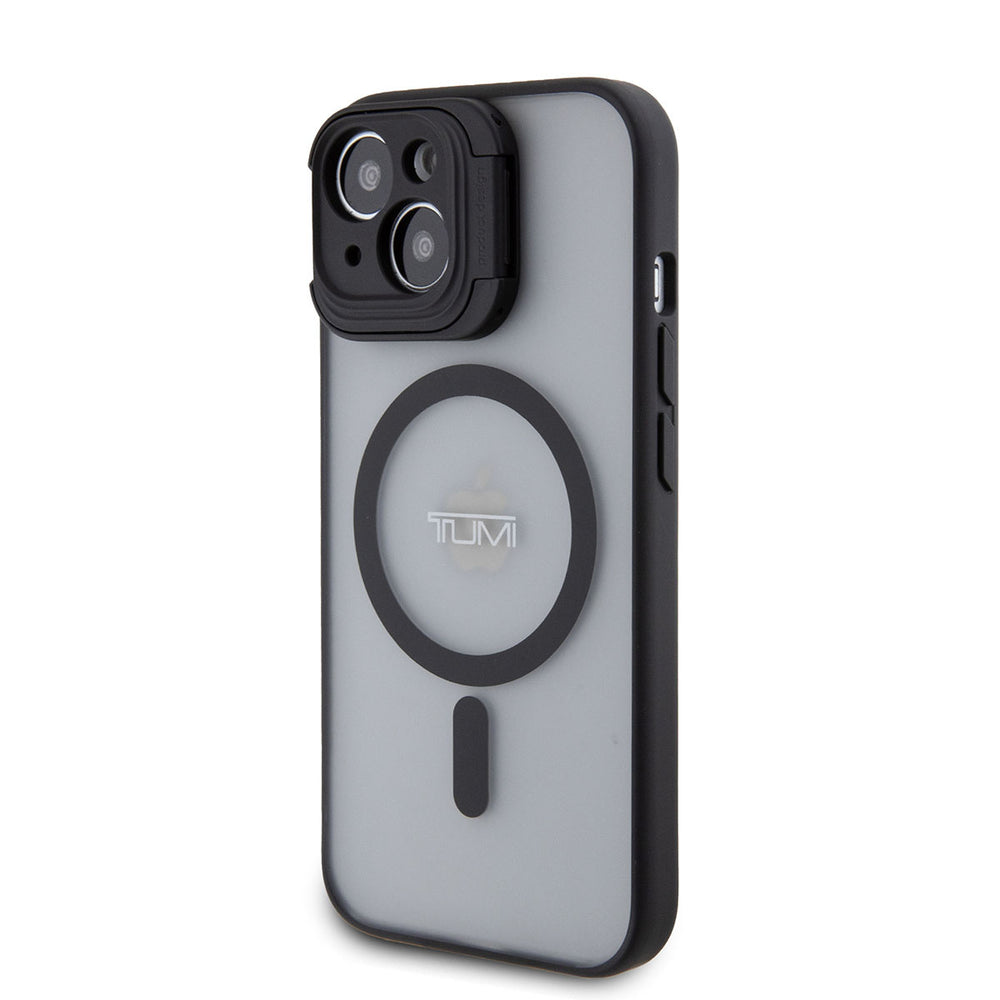 Tumi iPhone 15 Backcover hoesje Frosted magsafe transparent - Zwart-Hoesjes-Ilumina Benelux