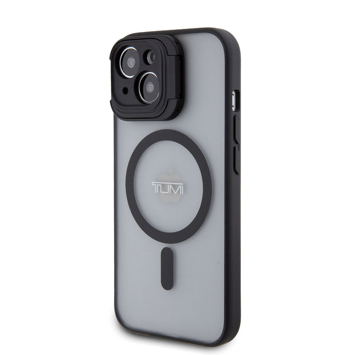 Tumi iPhone 15 Backcover hoesje Frosted magsafe transparent - Zwart-Hoesjes-Ilumina Benelux