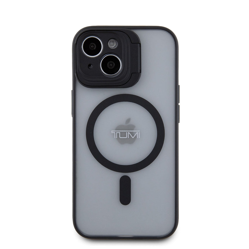 Tumi iPhone 15 Backcover hoesje Frosted magsafe transparent - Zwart-Hoesjes-Ilumina Benelux