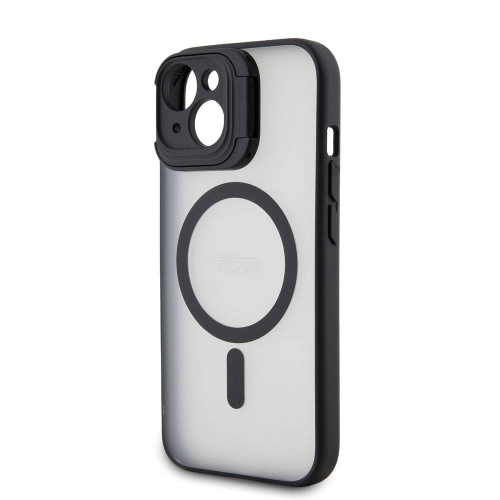 Tumi iPhone 15 Backcover hoesje Frosted magsafe transparent - Zwart-Hoesjes-Ilumina Benelux