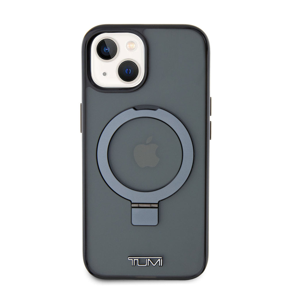 Tumi iPhone 15 Backcover hoesje Metallic magsafe with stand - Zwart-Hoesjes-Ilumina Benelux