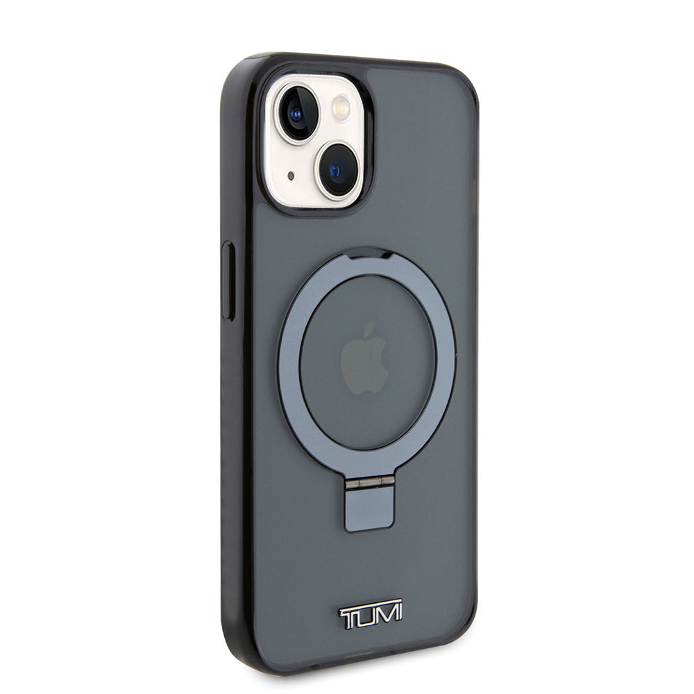 Tumi iPhone 15 Backcover hoesje Metallic magsafe with stand - Zwart-Hoesjes-Ilumina Benelux