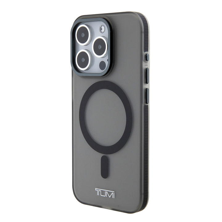 Tumi iPhone 15 Pro Backcover hoesje Frosted - Magsafe - Zwart-Hoesjes-Ilumina Benelux