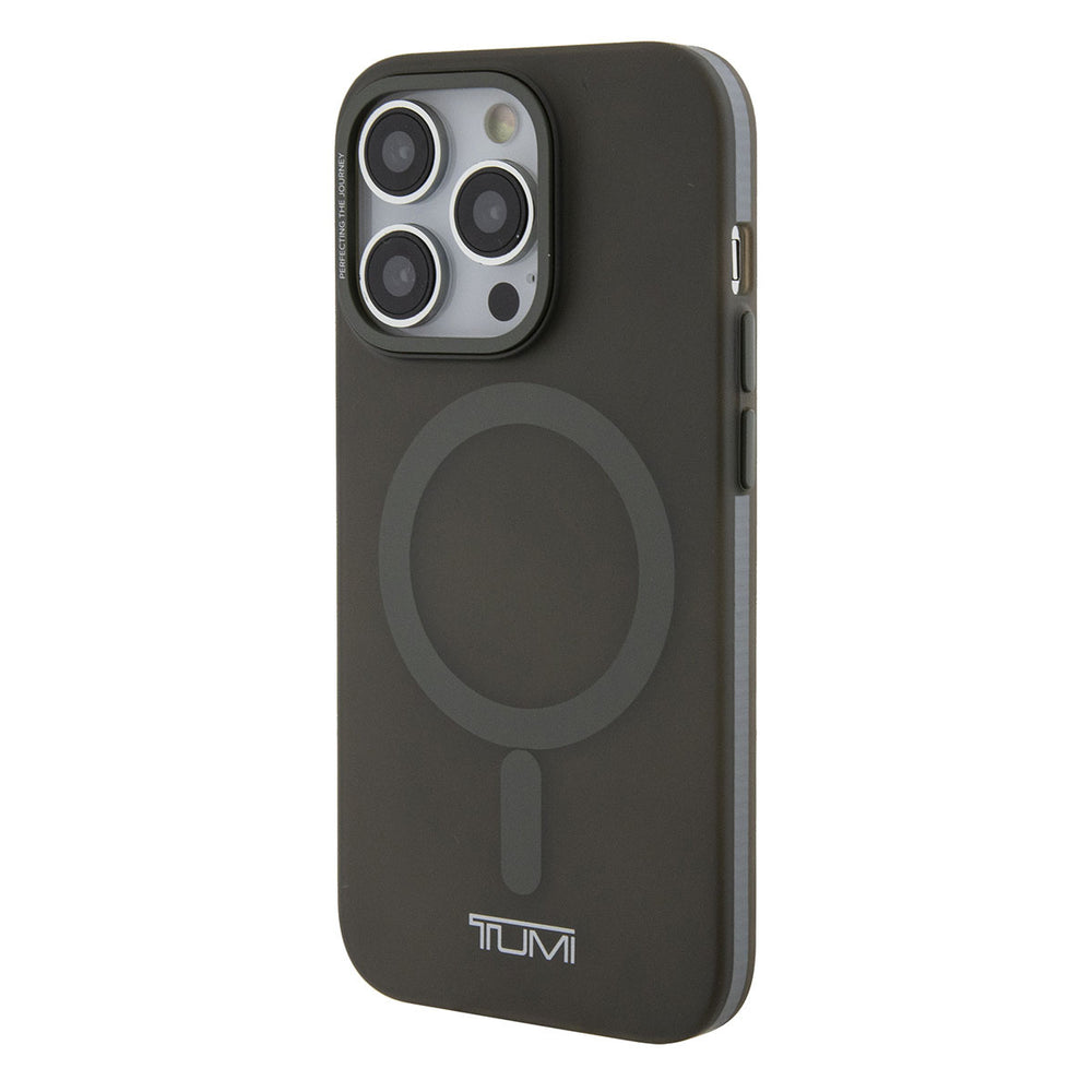 Tumi iPhone 15 Pro Backcover hoesje Frosted magsafe transparent - Olijfgroen-Hoesjes-Ilumina Benelux