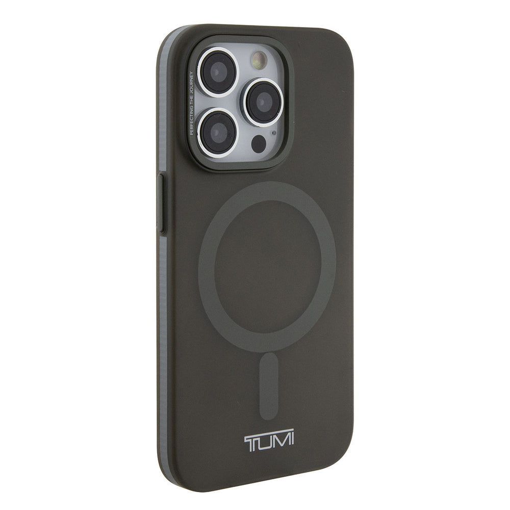 Tumi iPhone 15 Pro Backcover hoesje Frosted magsafe transparent - Olijfgroen-Hoesjes-Ilumina Benelux