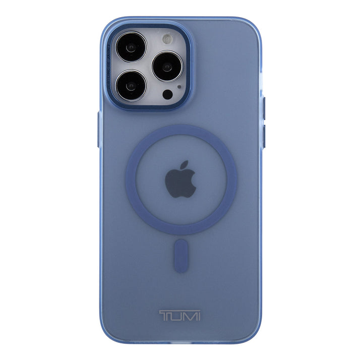 Tumi iPhone 15 Pro Max Backcover hoesje Frosted magsafe transparent - Blauw-Hoesjes-Ilumina Benelux