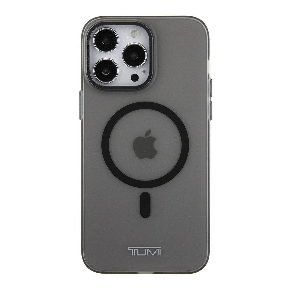 Tumi iPhone 15 Pro Max Backcover hoesje Frosted magsafe transparent - Zwart-Hoesjes-Ilumina Benelux