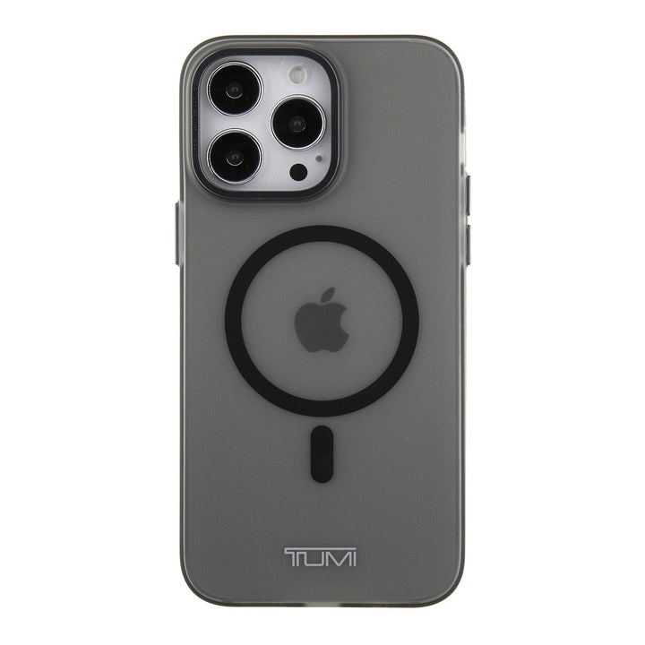 Tumi iPhone 15 Pro Max Backcover hoesje Frosted magsafe transparent - Zwart-Hoesjes-Ilumina Benelux