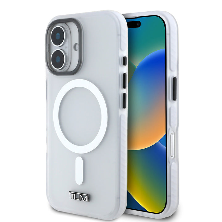Tumi iPhone 16 Backcover hoesje - Magsafe - Shockproof - Transparent Frosted - Transparant-Hoesjes-Ilumina Benelux