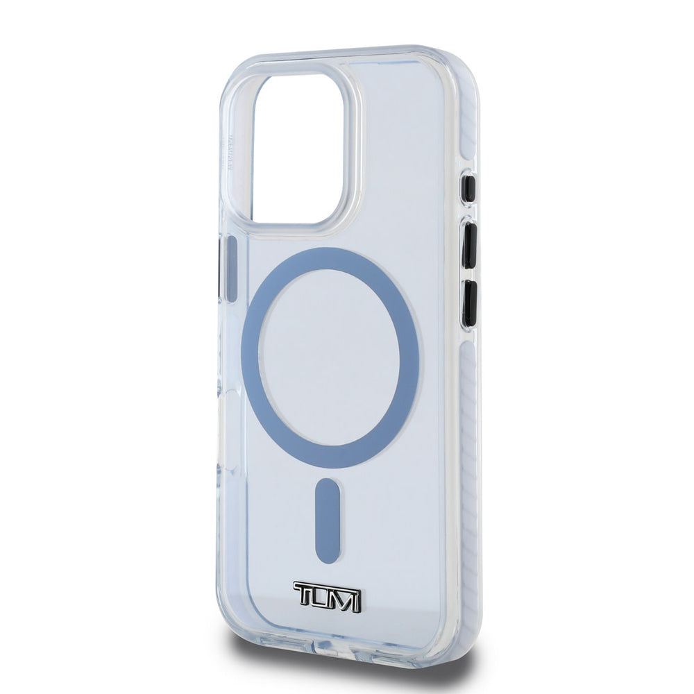 Tumi iPhone 16 Pro Max Backcover hoesje - Magsafe - Shockproof - Transparent Glacier - Blauw-Hoesjes-Ilumina Benelux