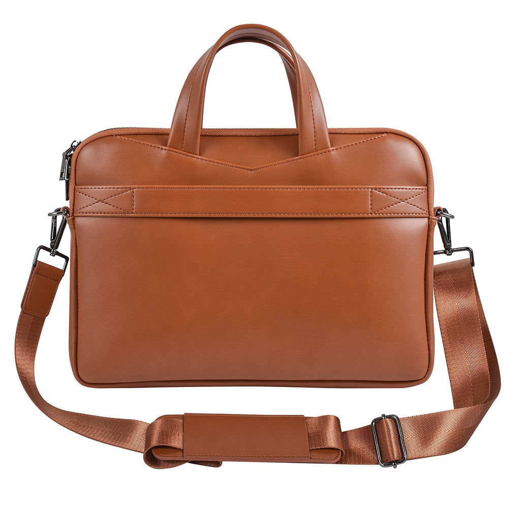 UNIQ Accessory 13 inch leren laptoptas - Bruin-Laptopcover-Ilumina Benelux