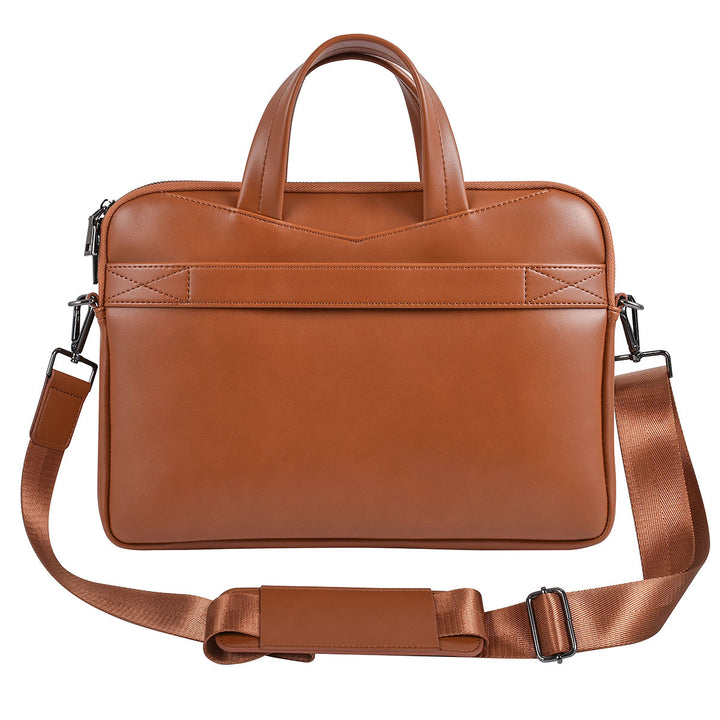 UNIQ Accessory 13 inch leren laptoptas - Bruin-Laptopcover-Ilumina Benelux
