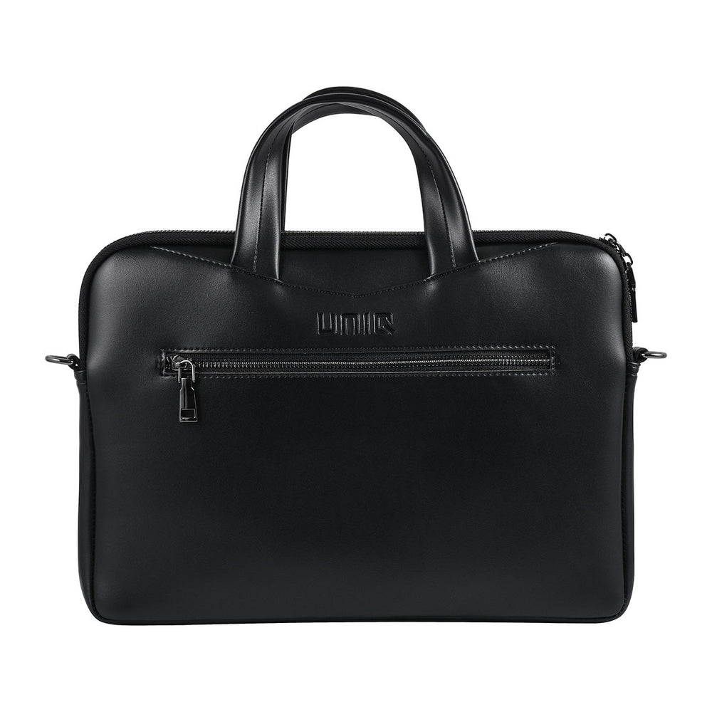 UNIQ Accessory 13 inch leren laptoptas - Zwart-Laptopcover-Ilumina Benelux