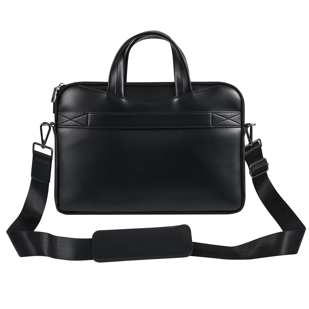 UNIQ Accessory 13 inch leren laptoptas - Zwart-Laptopcover-Ilumina Benelux