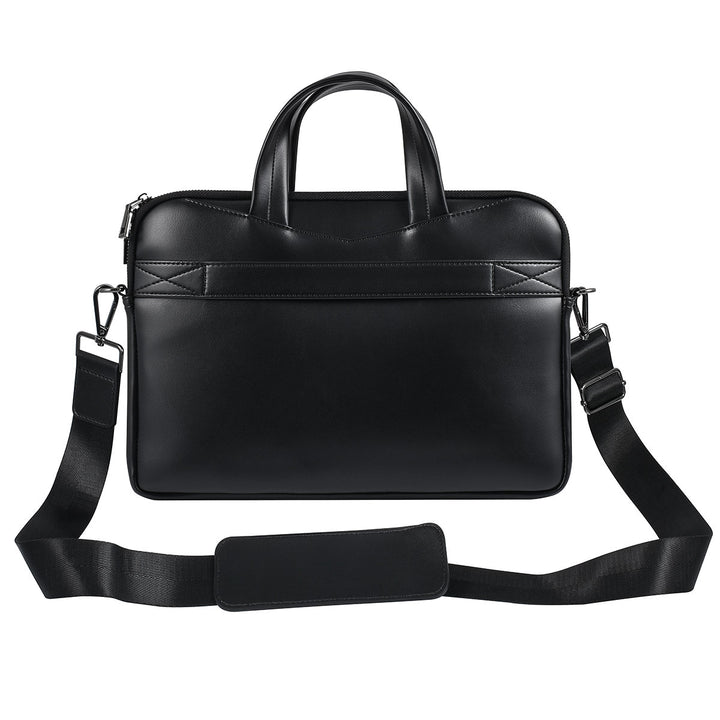 UNIQ Accessory 13 inch leren laptoptas - Zwart-Laptopcover-Ilumina Benelux