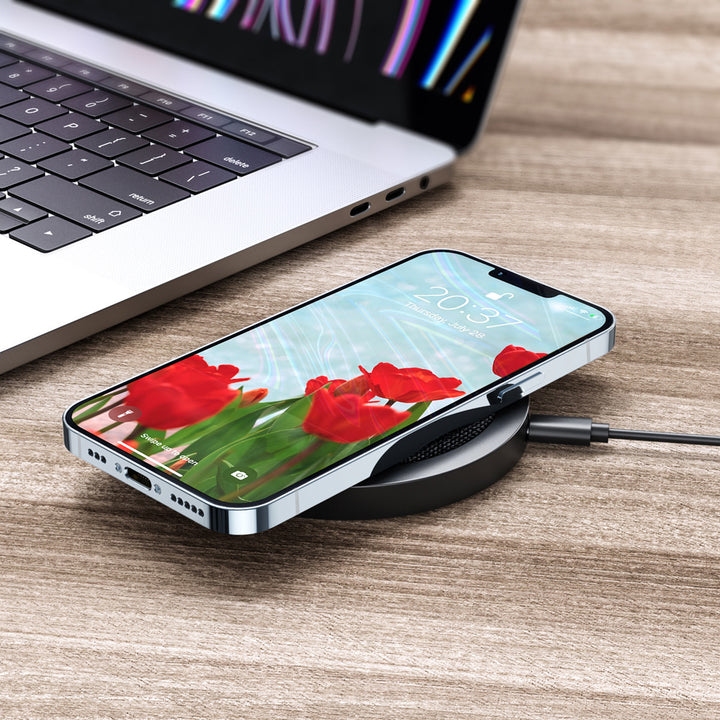 UNIQ Accessory 15W Draadloze oplader 2A met USB-C - Zwart-Laptopcover-Ilumina Benelux