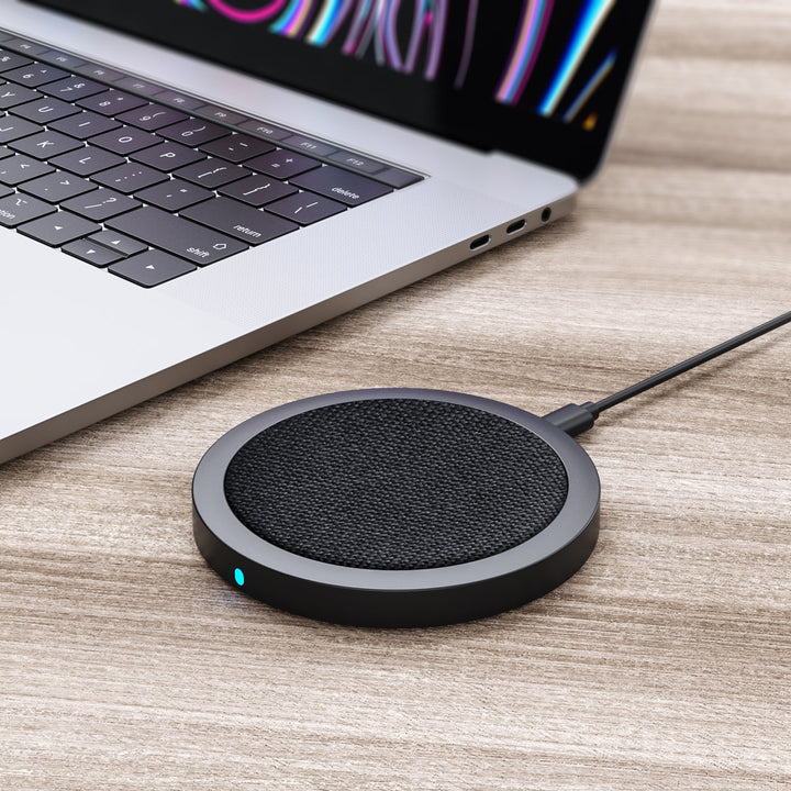 UNIQ Accessory 15W Draadloze oplader 2A met USB-C - Zwart-Laptopcover-Ilumina Benelux