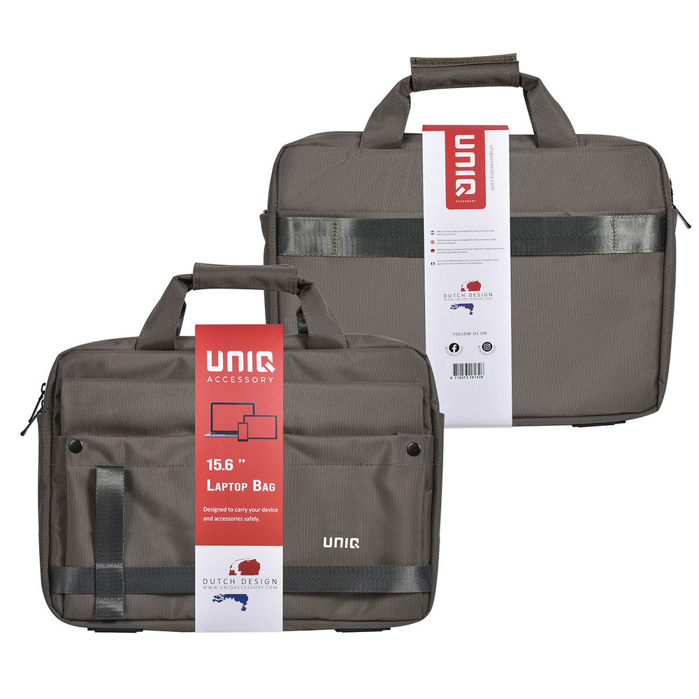 UNIQ Accessory 15.6 inch laptoptas - Olijf-Laptopcover-Ilumina Benelux