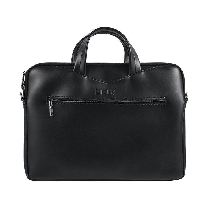 UNIQ Accessory 15.6 inch leren laptoptas - Zwart-Laptopcover-Ilumina Benelux