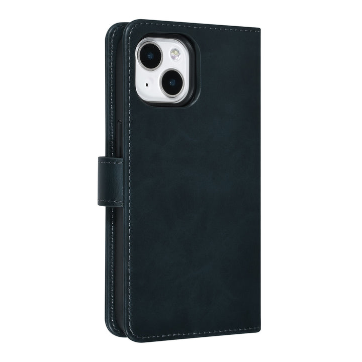 UNIQ Accessory 2 in 1 Blauw iPhone 14 & 15 Plus Booktype en Backcover Pasjeshouder - Magneetsluiting-Hoesjes-Ilumina Benelux