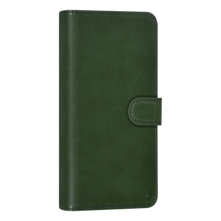 UNIQ Accessory 2 in 1 Groen iPhone 14 & 15 Plus Booktype en Backcover Pasjeshouder - Magneetsluiting-Hoesjes-Ilumina Benelux