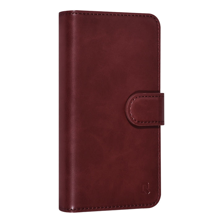 UNIQ Accessory 2 in 1 Rood iPhone 13 Mini Booktype en Backcover Pasjeshouder - Magneetsluiting-Hoesjes-Ilumina Benelux