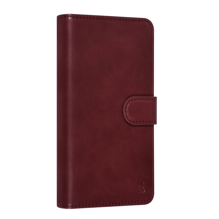 UNIQ Accessory 2 in 1 Rood iPhone 13 Pro Booktype en Backcover Pasjeshouder - Magneetsluiting-Hoesjes-Ilumina Benelux