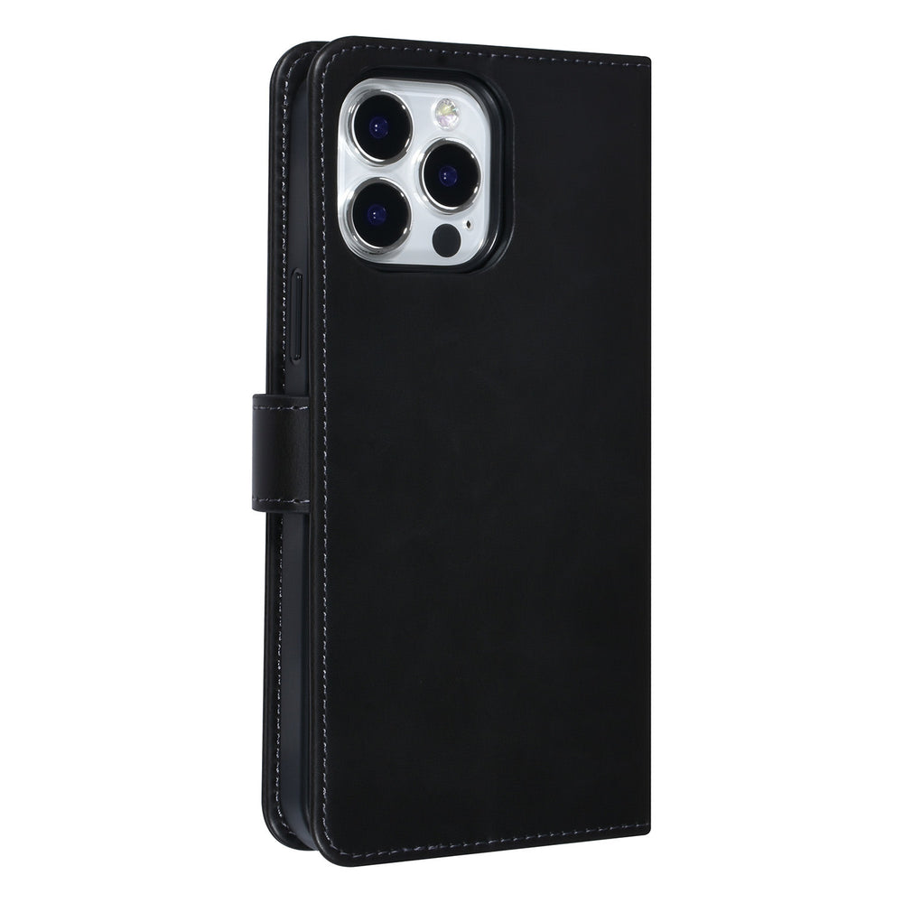 UNIQ Accessory 2 in 1 Zwart iPhone 13 Pro Max Booktype en Backcover Pasjeshouder - Magneetsluiting-Hoesjes-Ilumina Benelux