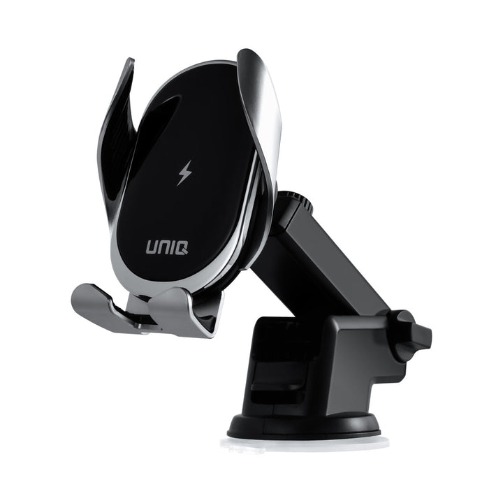 UNIQ Accessory 3-in-1 draadloze Telefoonhouder en oplader voor in de auto - Zwart-Telefoonhouders-Ilumina Benelux