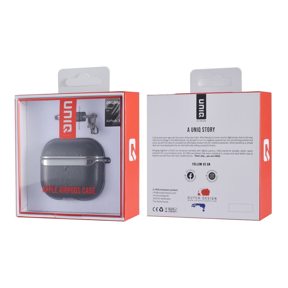 UNIQ Accessory AirPods 3 Case - Zwart-Koptelefoon case-Ilumina Benelux
