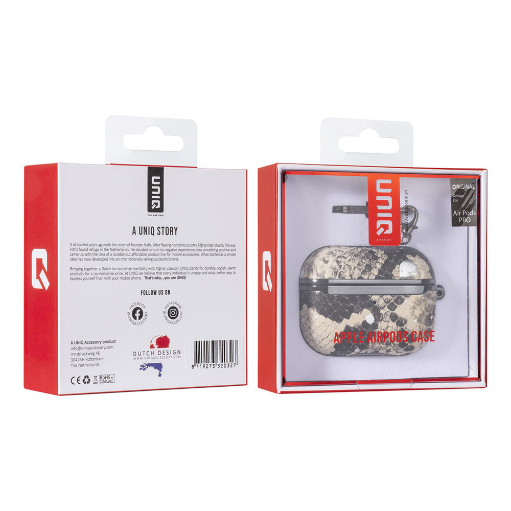 UNIQ Accessory AirPods Pro & Pro 2 Case - Nightsky Snake-Koptelefoon case-Ilumina Benelux