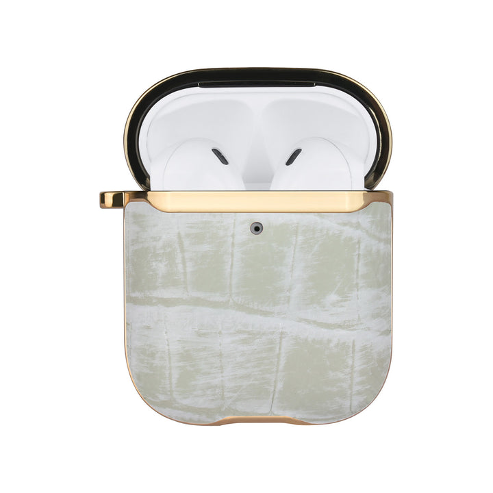 UNIQ Accessory Airpods - Airpods 2 Case - Croco Leather Groen-Koptelefoon case-Ilumina Benelux