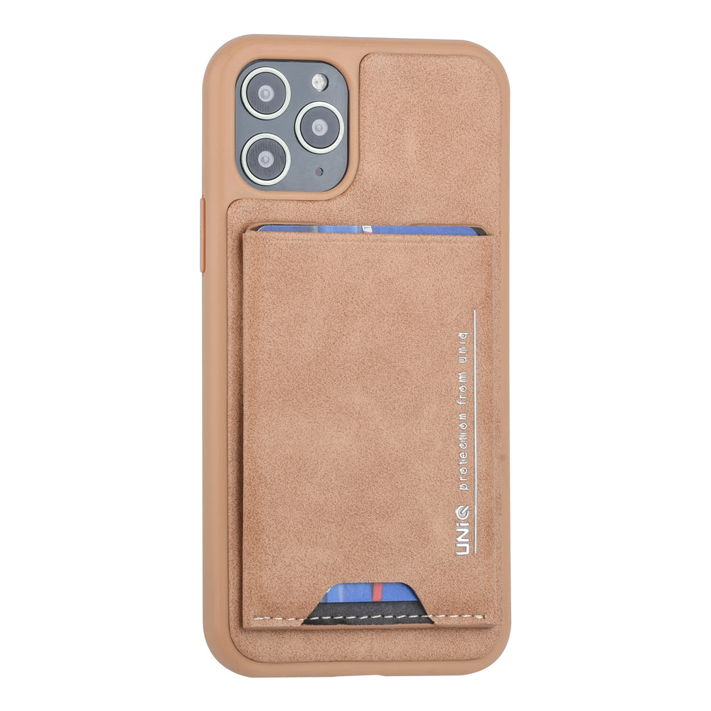 UNIQ Accessory Apple iPhone 11 Pro Bruin Backcover hoesje Pasjeshouder-Hoesjes-Ilumina Benelux
