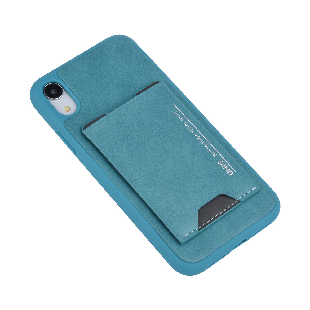 UNIQ Accessory Apple iPhone XR Groen Backcover hoesje Pasjeshouder-Hoesjes-Ilumina Benelux