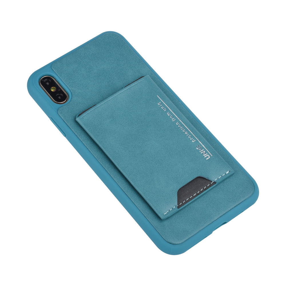 UNIQ Accessory Apple iPhone Xs Max Groen Backcover hoesje Pasjeshouder-Hoesjes-Ilumina Benelux
