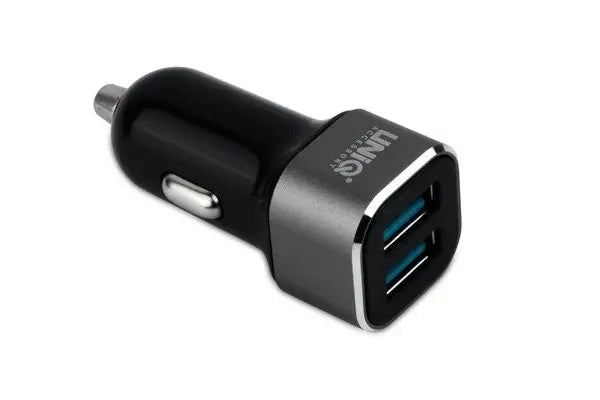 UNIQ Accessory Autolader 2.4A - Zwart-Oplader-Ilumina Benelux